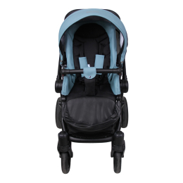 Коляска 2 в 1 Aroteam Belino Prima, 08 (серо-синия кожа)