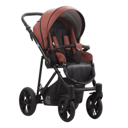 Коляска 2 в 1 Aroteam Belino Prima, 03 (терракотовая кожа)
