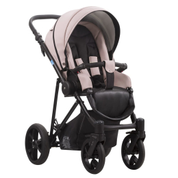 Коляска 2 в 1 Aroteam Belino Prima, 10 (розовая кожа)