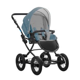 Коляска 2 в 1 AroTeam Cocoline Prima, 05 (Серо-голубая кожа)