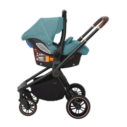 Коляска 3 в 1 Carrello Epica, Tea Green 2 (Зеленый) на Черной раме