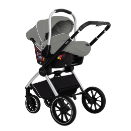 Коляска 3 в 1 Carrello Optima, Mirror Grey (Серый)