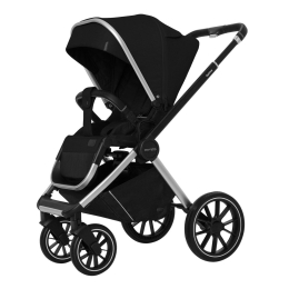 Коляска 2 в 1 Carrello Optima Leather Black (Черный)