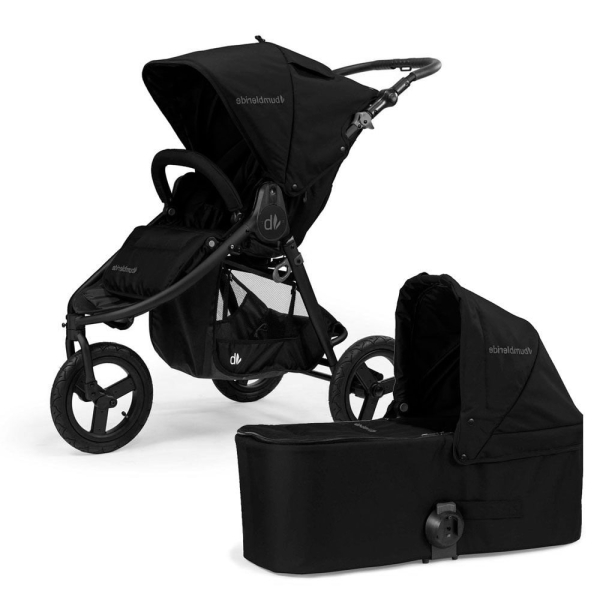 Коляска 2 в 1 Bumbleride Indie, Matte Black (Черный)