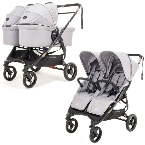 Коляска для двойни 2 в 1 Valco Baby Snap Duo Cool Grey (Серый)