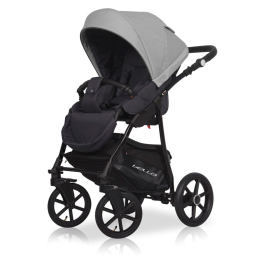 Коляска 2 в 1 Riko Basic Bella 01 серый-графит