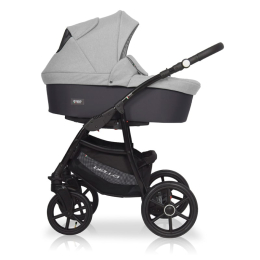 Коляска 2 в 1 Riko Basic Bella 01 серый-графит