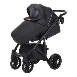 Коляска 2 в 1 Delorean Smart, 01 Black (Черный) 