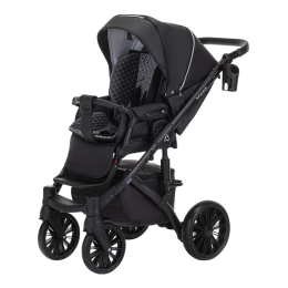 Коляска 2 в 1 Delorean Smart, 01 Black (Черный) 