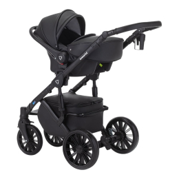 Коляска 3 в 1 Delorean Smart, 01 Black (Черный)