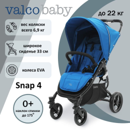 Прогулочная коляска Valco Baby Snap 4 Ocean Blue (Синий)