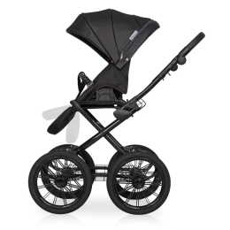 Коляска 2 в 1 Riko Basic Aicon Ecco Prestige, 01 черный