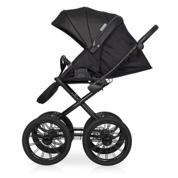 Коляска 2 в 1 Riko Basic Aicon Ecco Prestige, 01 черный