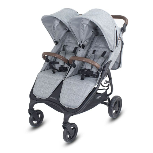 Прогулочная коляска для двойни Valco Baby Snap Duo Trend Grey Marle (Серый)