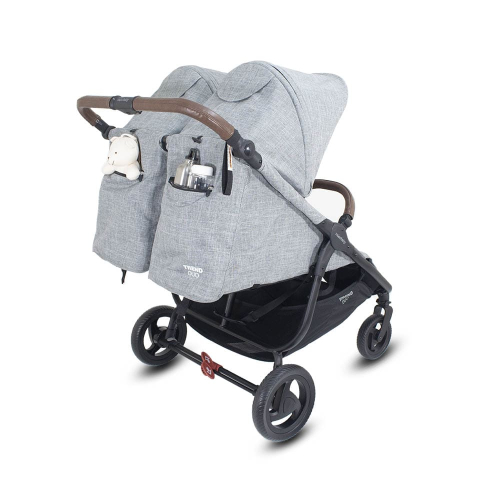 Прогулочная коляска для двойни Valco Baby Snap Duo Trend Grey Marle (Серый)