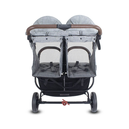 Прогулочная коляска для двойни Valco Baby Snap Duo Trend Grey Marle (Серый)