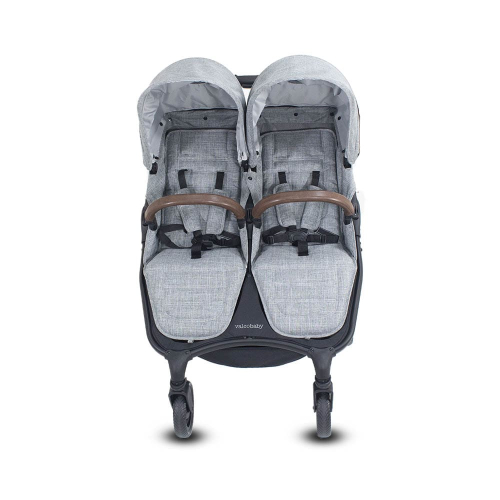 Прогулочная коляска для двойни Valco Baby Snap Duo Trend Grey Marle (Серый)
