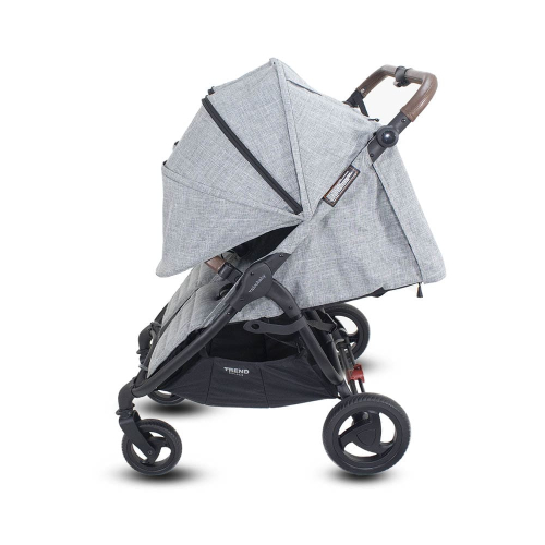 Прогулочная коляска для двойни Valco Baby Snap Duo Trend Grey Marle (Серый)