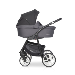 Коляска 2 в 1 Riko Basic Bella Sport, 01 Carbon (графит)