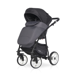 Коляска 2 в 1 Riko Basic Bella Sport, 01 Carbon (графит)