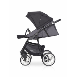Коляска 2 в 1 Riko Basic Bella Sport, 01 Carbon (графит)