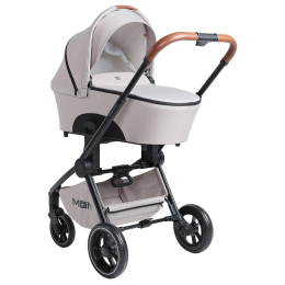 Коляска 2 в 1 Moon ReSea Kombi, 857, Beige Melange (бежевый)
