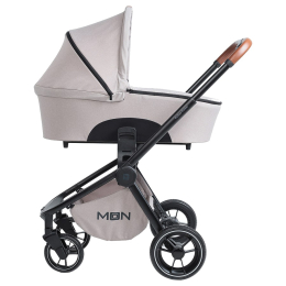 Коляска 2 в 1 Moon ReSea Kombi, 857, Beige Melange (бежевый)