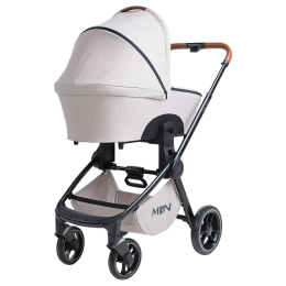 Коляска 2 в 1 Moon ReSea Kombi, 857, Beige Melange (бежевый)