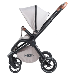 Коляска 2 в 1 Moon ReSea Kombi, 857, Beige Melange (бежевый)