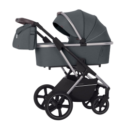 Коляска 2 в 1 Carrello Aurora 2023, CRL-6505, Iron Grey (Темно-серый)