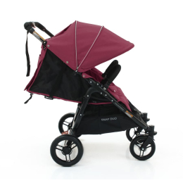 Прогулочная коляска для двойни Valco Baby Snap Duo Wine (Винный)