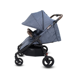 Прогулочная коляска для двойни Valco Baby Snap Duo Trend Denim (Синий)