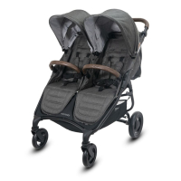 Прогулочная коляска для двойни Valco Baby Snap Duo Trend Charcoal (Графитовый)