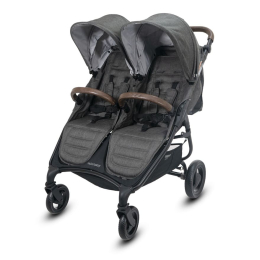 Прогулочная коляска для двойни Valco Baby Snap Duo Trend Charcoal (Графитовый)