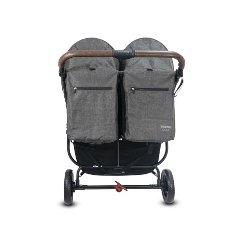 Прогулочная коляска для двойни Valco Baby Snap Duo Trend Charcoal (Графитовый)