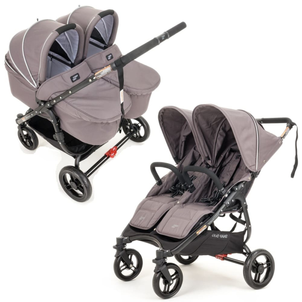 Коляска для двойни 2 в 1 Valco Baby Snap Duo Dove Grey (Графитовый)