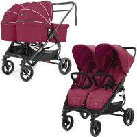 Коляска для двойни 2 в 1 Valco Baby Snap Duo Wine (Винный)