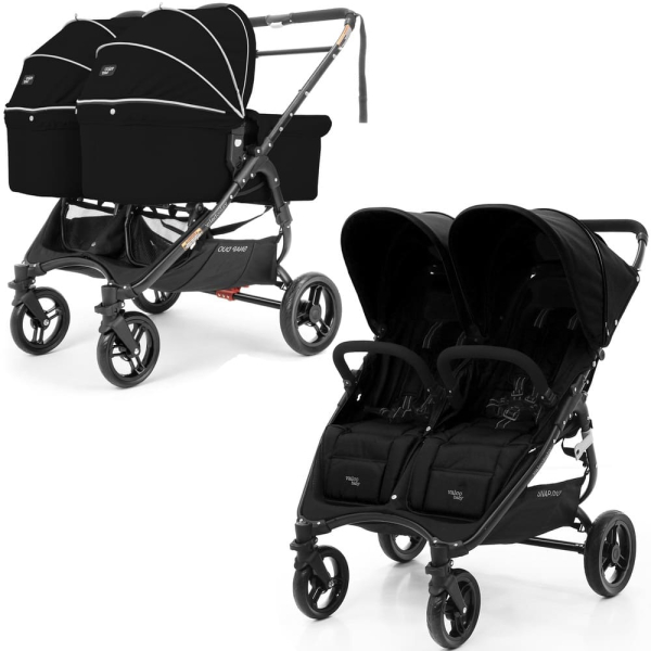 Коляска для двойни 2 в 1 Valco Baby Snap Duo Coal Black (Черный)