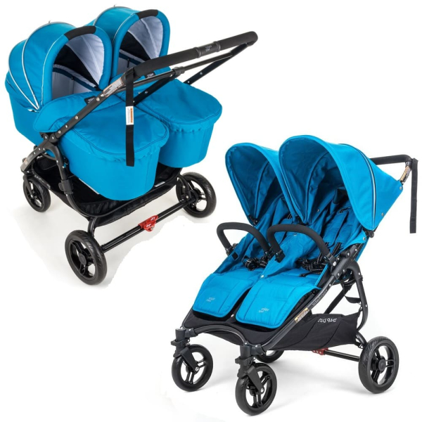 Коляска для двойни 2 в 1 Valco Baby Snap Duo Ocean Blue (Морской)