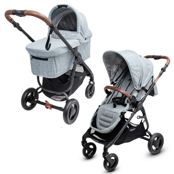 Коляска 2 в 1 Valco Baby Snap 4 Ultra Trend Grey Marle (Серый)