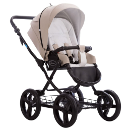 Коляска 2 в 1 AroTeam Cocoline Prima, 02 (cв.бежевая кожа)