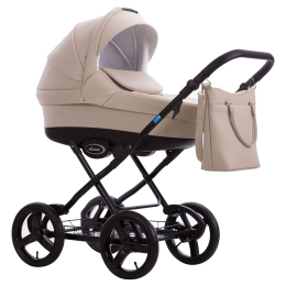 Коляска 2 в 1 AroTeam Cocoline Prima, 02 (cв.бежевая кожа)