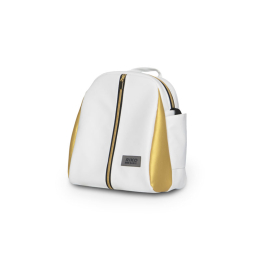 Коляска 3 в 1 Riko Ozon Premium, 33 белый-золотой