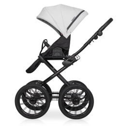 Коляска 2 в 1 Riko Basic Aicon Ecco Prestige, 02 белый