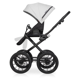 Коляска 2 в 1 Riko Basic Aicon Ecco Prestige, 02 белый