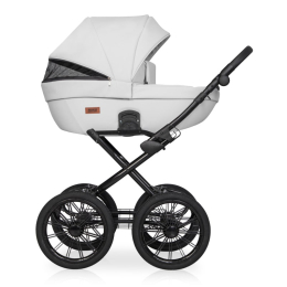 Коляска 2 в 1 Riko Basic Aicon Ecco Prestige, 02 белый