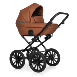 Коляска 3 в 1 Riko Basic Aicon Ecco Prestige, 06 коричневый