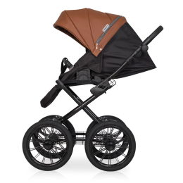 Коляска 3 в 1 Riko Basic Aicon Ecco Prestige, 06 коричневый