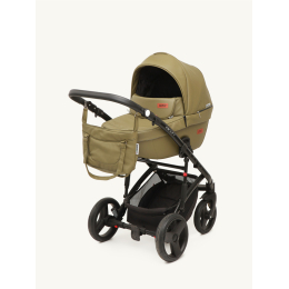 Коляска 3 в 1 Riko Basic Aicon Ecco, 08 оливковый
