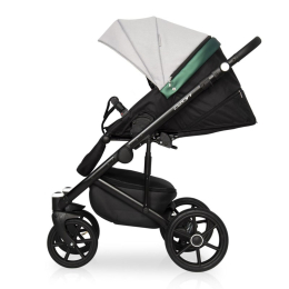 Коляска 3 в 1 Riko Basic Ozon Shine, 05 зеленый-серый